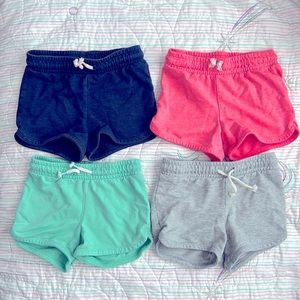 4pc Cat & Jack Girls Shorts Bundle